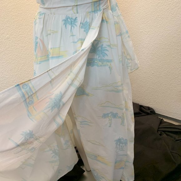 Ralph Lauren cotton wrap skirt size 8 adjustable excellent condition - Picture 3 of 12